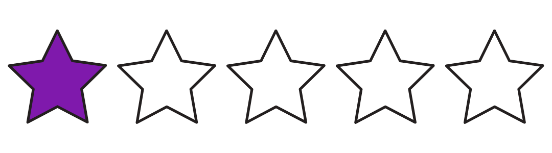 1 Star - Star Rating - Spicy Book Baddie | Book Review Blog