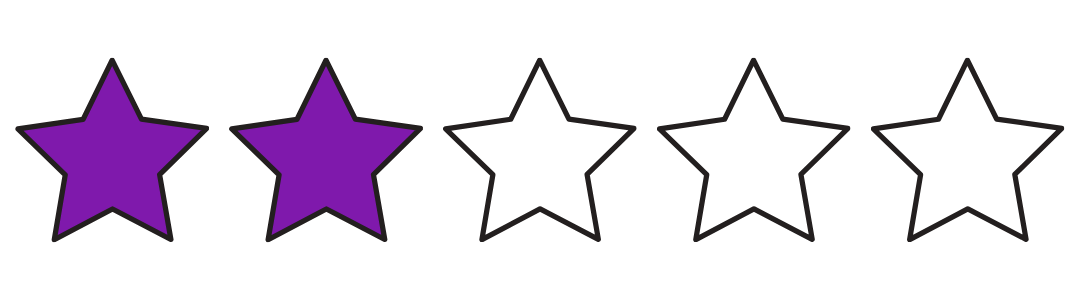 2 Star - Star Rating - Spicy Book Baddie | Book Review Blog 2 Star - Star Rating - Spicy Book Baddie | Book Review Blog